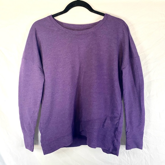GAIAM Tops - *3 for $12* Gaiam long sleeve crew neck purple sweatshirt
